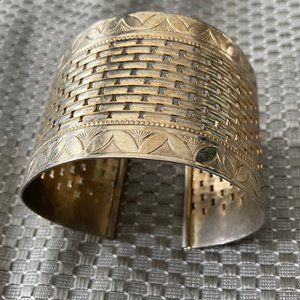 Metal cuff bracelet